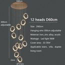 GobekUsa Circle Ring LED Chandelier Light for Luxe Living Spaces