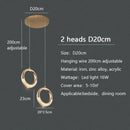 GobekUsa Circle Ring LED Chandelier Light for Luxe Living Spaces