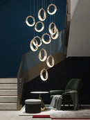 GobekUsa Circle Ring LED Chandelier Light for Luxe Living Spaces
