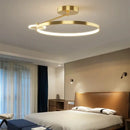 GobekUsa Circular LED Ceiling Lamp with Remote Control for Bedroom & Aisle Lighting