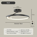 GobekUsa Circular LED Ceiling Lamp with Remote Control for Bedroom & Aisle Lighting