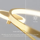 GobekUsa Circular LED Ceiling Lamp with Remote Control for Bedroom & Aisle Lighting