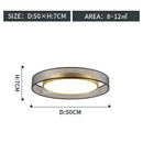 GobekUsa Circular LED Ceiling Light for Bedroom, Bathroom & Corridor - Modern Indoor Lighting Solution