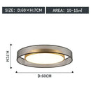 GobekUsa Circular LED Ceiling Light for Bedroom, Bathroom & Corridor - Modern Indoor Lighting Solution