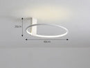 GobekUsa Circular LED Ceiling Light for Bedroom - 360 Degree Rotation