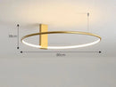GobekUsa Circular LED Ceiling Light for Bedroom - 360 Degree Rotation