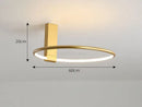GobekUsa Circular LED Ceiling Light for Bedroom - 360 Degree Rotation