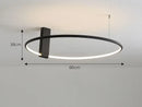 GobekUsa Circular LED Ceiling Light for Bedroom - 360 Degree Rotation
