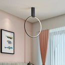 GobekUsa Circular LED Ceiling Light for Bedroom - 360 Degree Rotation