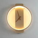 GobekUsa LED Wall Lamp Wall Clock Modern Design Nordic Luxury Simple For Hotel Bedside