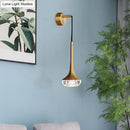 GobekUsa Modern Clear Textured Glass Wall Sconce with Flared Design - 1 Bulb Wall Mount Lighting for Living Room