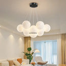 GobekUsa Bubble Ball LED Pendant Lights: Modern Chandelier for Living Dining Bedroom Office Decor