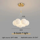 GobekUsa Bubble Ball LED Pendant Lights: Modern Chandelier for Living Dining Bedroom Office Decor