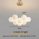 GobekUsa Bubble Ball LED Pendant Lights: Modern Chandelier for Living Dining Bedroom Office Decor
