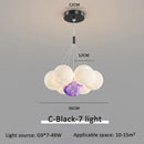 GobekUsa Bubble Ball LED Pendant Lights: Modern Chandelier for Living Dining Bedroom Office Decor
