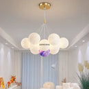 GobekUsa Bubble Ball LED Pendant Lights: Modern Chandelier for Living Dining Bedroom Office Decor