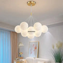 GobekUsa Bubble Ball LED Pendant Lights: Modern Chandelier for Living Dining Bedroom Office Decor