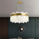 GobekUsa Crystal LED Chandelier: Modern Round Ceiling Lamp for Living Room, Bedroom & Hotel
