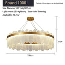 GobekUsa Crystal LED Chandelier: Modern Round Ceiling Lamp for Living Room, Bedroom & Hotel