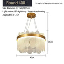 GobekUsa Crystal LED Chandelier: Modern Round Ceiling Lamp for Living Room, Bedroom & Hotel