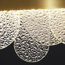 GobekUsa Crystal LED Chandelier: Modern Round Ceiling Lamp for Living Room, Bedroom & Hotel