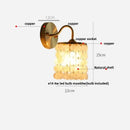 GobekUsa Conch Copper LED Wall Light Fixture with Pull Chain Switch