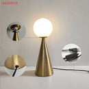 GobekUsa Cone Glass Table Lamp for Bedside Art, Bar, Cafe, and Living Room Decor