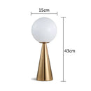 GobekUsa Cone Glass Table Lamp for Bedside Art, Bar, Cafe, and Living Room Decor
