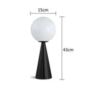 GobekUsa Cone Glass Table Lamp for Bedside Art, Bar, Cafe, and Living Room Decor