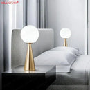 GobekUsa Cone Glass Table Lamp for Bedside Art, Bar, Cafe, and Living Room Decor