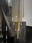 GobekUsa Conical LED Nordic Chandelier: Modern Designer Interior Decoration Lighting