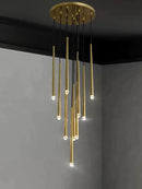 GobekUsa Conical LED Nordic Chandelier: Modern Designer Interior Decoration Lighting