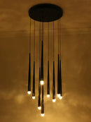 GobekUsa Conical LED Nordic Chandelier: Modern Designer Interior Decoration Lighting