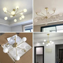 GobekUsa Copper Ceiling Chandelier for Home Decor Lighting