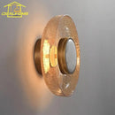 GobekUsa Cracked Glass LED Wall Lamp Modern Minimalist Design for Home Decor
