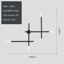 GobekUsa Cross-Shaped Wall Lamp for Bedroom Sofa Living Room Staircase - Nordic Design