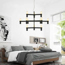GobekUsa Crown Major Chandelier G9 Luxury Foyer Chandelier, White Gold, Chrome Metal