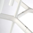 GobekUsa Crown Major Chandelier G9 Luxury Foyer Chandelier, White Gold, Chrome Metal
