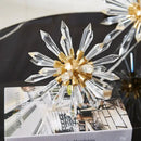 GobekUsa Crystal Ball Acanthosphere Metal Handcrafted Flower Home Decoration