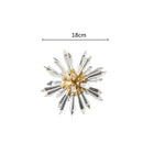 GobekUsa Crystal Ball Acanthosphere Metal Handcrafted Flower Home Decoration