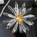 GobekUsa Crystal Ball Acanthosphere Metal Handcrafted Flower Home Decoration