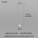 GobekUsa Crystal Ball Chandelier: Modern Loft & Staircase Hanging Light for Home, Hotel & Mall