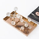 GobekUsa Crystal Ball Molecule Geometric Metal Ornament Home Decor