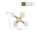 GobekUsa Crystal Ball Molecule Geometric Metal Ornament Home Decor
