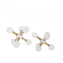 GobekUsa Crystal Ball Molecule Geometric Metal Ornament Home Decor