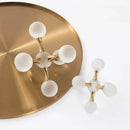 GobekUsa Crystal Ball Molecule Geometric Metal Ornament Home Decor