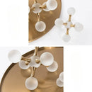 GobekUsa Crystal Ball Molecule Geometric Metal Ornament Home Decor