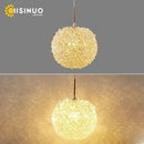 GobekUsa Crystal Ball Pendant Chandelier for Bedroom Bar Deco