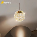 GobekUsa Crystal Ball Pendant Chandelier for Bedroom Bar Deco
