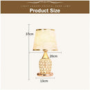 GobekUsa Crystal Bedroom Table Lamp: Modern, Romantic, Decorative Lighting